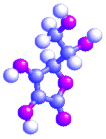 L-ascorbate molecule, Ball-and-Stick (4530 bytes) © AscorbateWeb