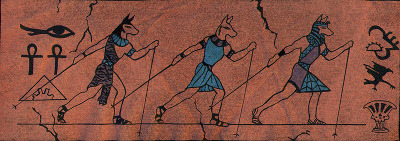 Cool Ancient Ski Dogs Picture