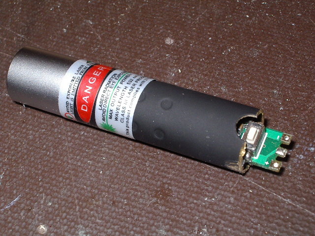 Battery holder removed