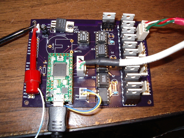 Overview of the RGB LED driver board