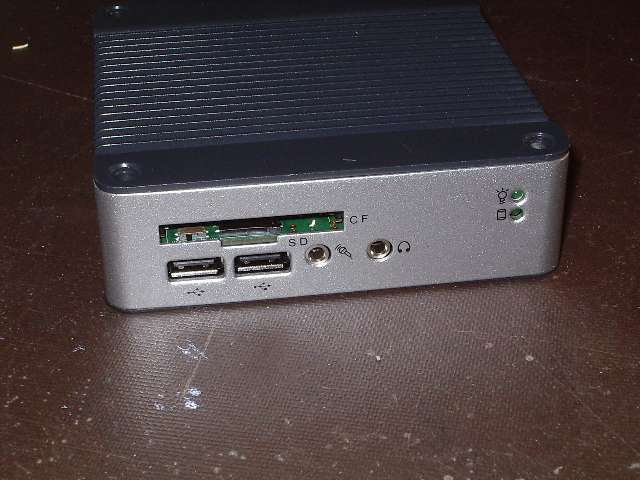 Front panel of the eBox-3300