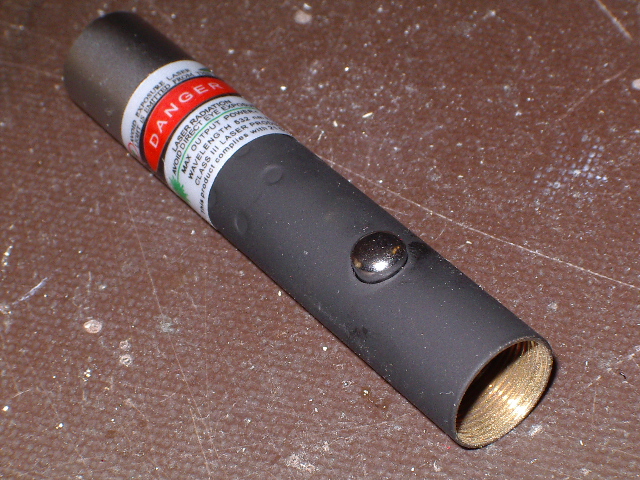 Pointer with battery holder removed