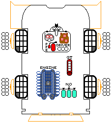 Racecar Outline graphic