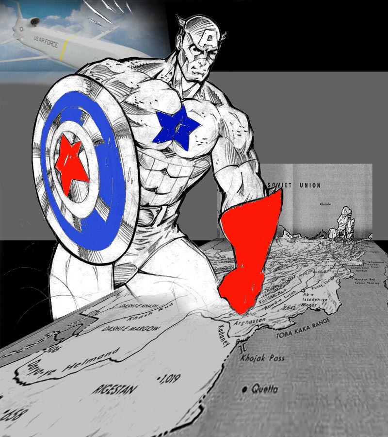 CAPTAIN AMERICA visits Afganistan
