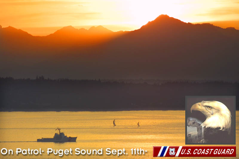 USCG on patrol in Puget Sound
