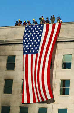 Raising the Flag over the Pentagon